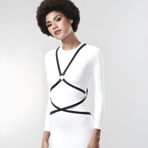 Bijoux Indiscrets Maze Multi-position Harness Black