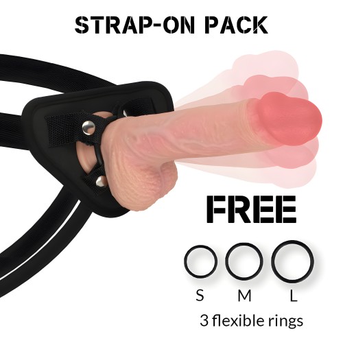 Rockarmy Arnés + Hawk Vibrador 22 cm