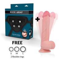 Rockarmy Harness + Hawk Vibrator 22 cm
