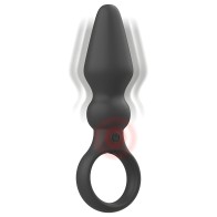 Black&Silver Ozzy Powerful Vibrator Anal Plug