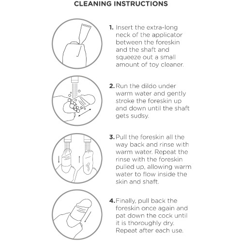 King Cock - Dildo Realístico Uncut Natural 23 Cm