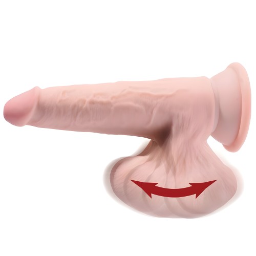 King Cock Plus 3D Dildo Swinging Balls 12.7 Cm