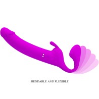 Pretty Love Strap-on Dildo with 10 Vibrations