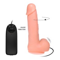 - Dong Dildo Realístico Vibración Y Rotación 20 Cm