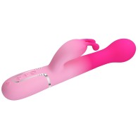 Dejon Vibrador Rabbit 3 En 1 Multifunción Rosa