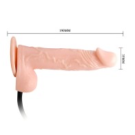 - Dildo Realístico Vibrador E Inflable