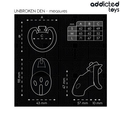 Addicted Toys Unbroken Den Jaula Para Pene 9,8 Cm