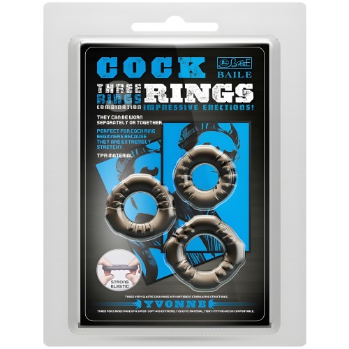 Baile Set of 3 Cock Rings