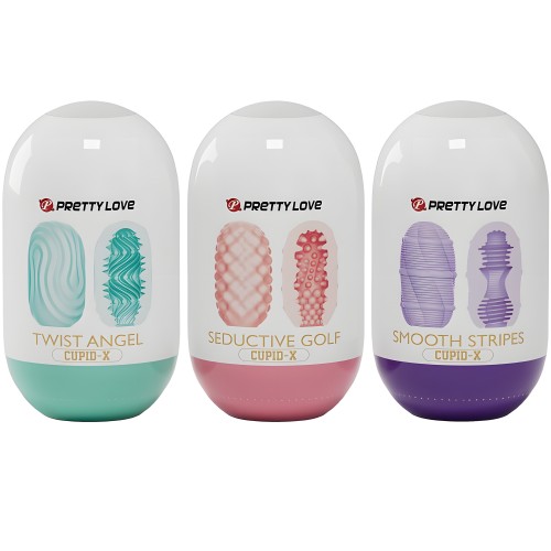 Pretty Love Cupid X 18 Masturbadores Masculinos Diferentes Texturas