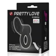 Pretty Love - Cobra Anillo Vibrador Cobra Negro