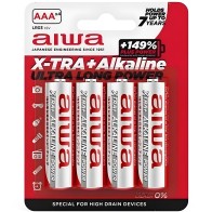 Aiwa X-tra Alkaline AAA Batteries