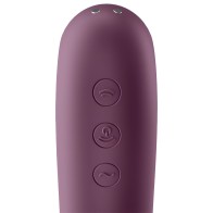 Satisfyer - Dual Kiss Estimulador Clitoris Purpura