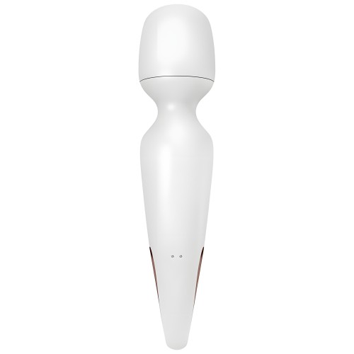 Satisfyer - Wand Erland Masajeador Vibrador Blanco
