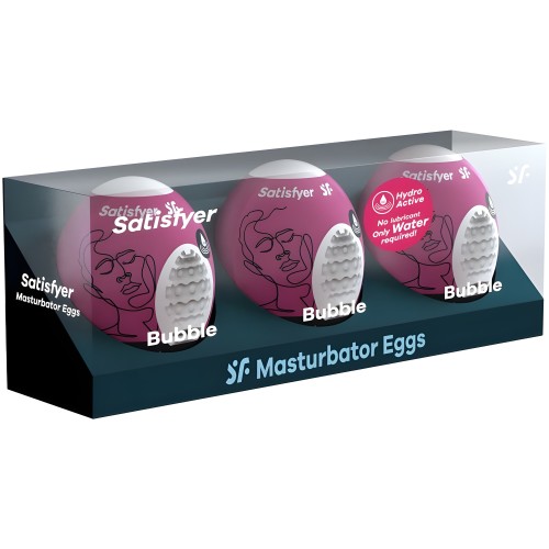 Satisfyer 3 Huevos Masturbadores Bubble