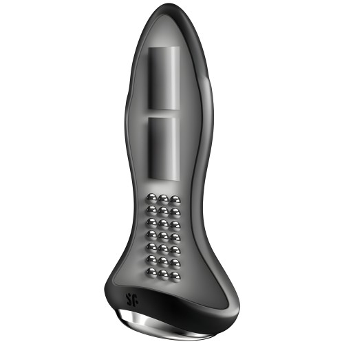 Satisfyer - Rotator Plug 1+ Plug Vibrador App Negro