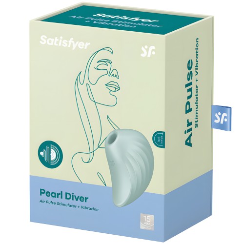 Satisfyer Pearl Diver Green Stimulator