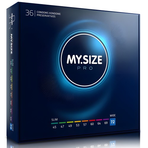My Size - Pro Preservativos 72 Mm 36 Unidades