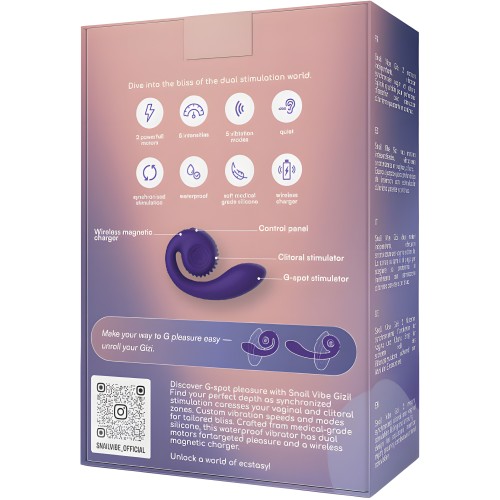 Snail Vibe Gizi Dual Stimulation Vibrator