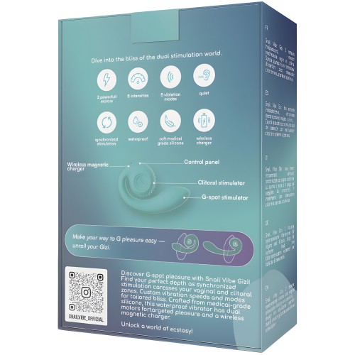 Snail Vibe Gizi Dual Stimulation Vibrator