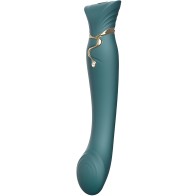 Queen G-spot Puls Wave Vibe Verde de Zalo
