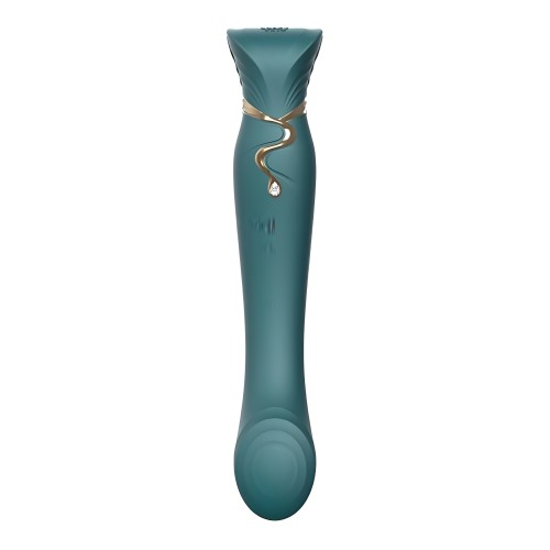 Queen G-spot Puls Wave Vibe Verde de Zalo