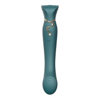 Queen G-spot Puls Wave Vibe Green by Zalo