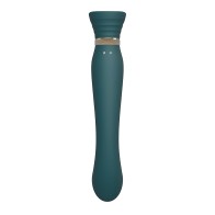 Queen G-spot Puls Wave Vibe Green by Zalo