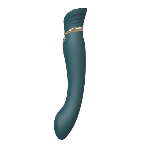 Queen G-spot Puls Wave Vibe Verde de Zalo