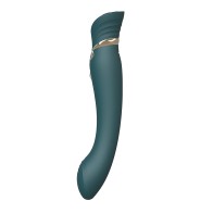 Queen G-spot Puls Wave Vibe Verde de Zalo