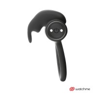 Black&silver Burton Remote Control Cockring