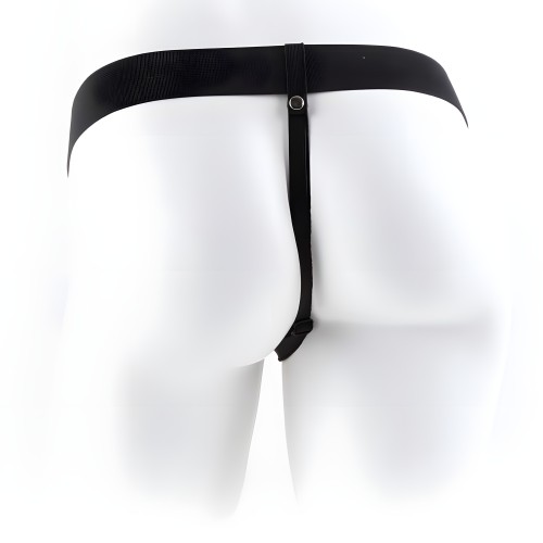 Arnés Ajustable Control Remoto Pene Realista Con Testículos 23 Cm - Fetish Fantasy Series