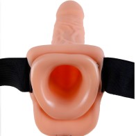 Adjustable Harness Remote Control Realistic Penis With Testicles 23 Cm - Fetish Fantasy Series