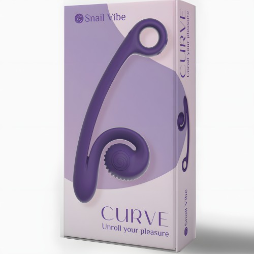 Snail Vibe Curve Vibrator - Purple