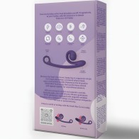 Vibrador Snail Vibe Curve - Morado