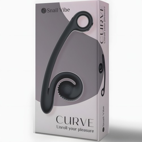 Vibrador Curve Negro - Placer Punto G