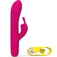 Bwild Bunny Infinite Classic Rechargeable Vibrator Pink Silicone