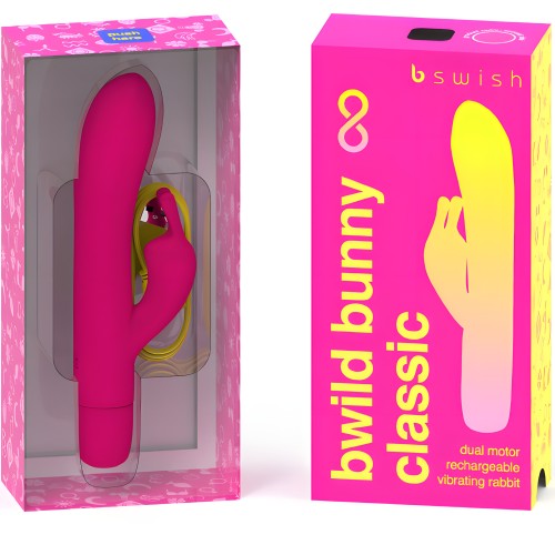 B Swish - Vibrador Bwild Bunny Infinite Classic Silicona Rosa