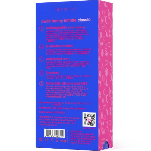 B Swish Bwild Bunny Infinite Classic Rechargeable Vibrator