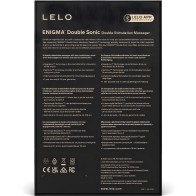 Enigma Double Sonic Vibrator Point G Cyber Purple by Lelo