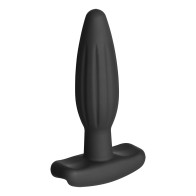 Electrastim Silicone Black Rocker Butt Plug - Small