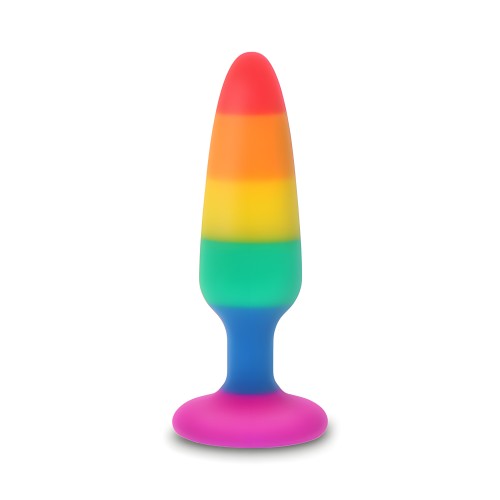 Lgbt Flag Plug Twink 8.5 Cm - Pride