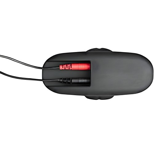 Plug Anal Grande Black Rocker de Silicona de Electrastim