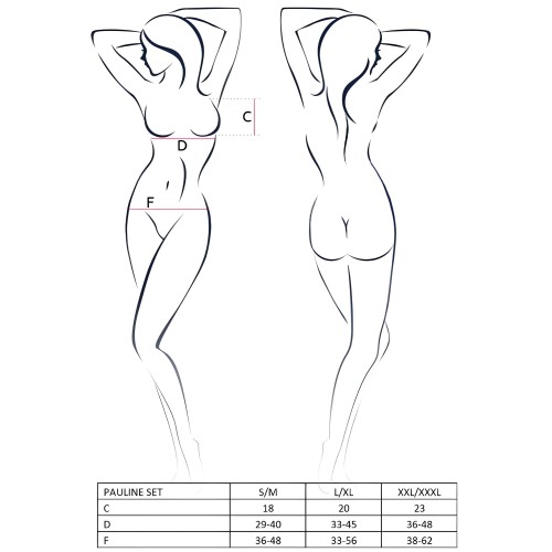 Passion Woman Pauline Set 3 Pieces L/XL