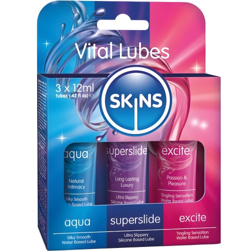 Skins Vital Lubes Kit Aqua, Superslide & Excite