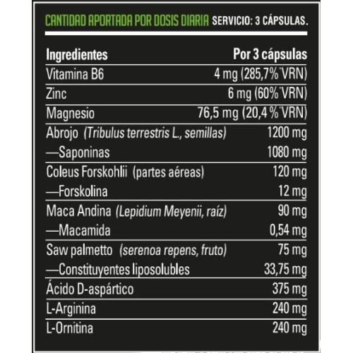 Depoviron | potencia testosterona | 90 cápsulas