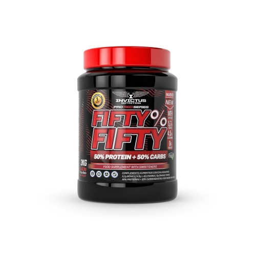 Fifty Fifty | 50% Proteins and 50% Oats | 2kg Strawberry - Optimal Performance