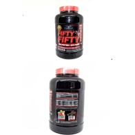 Fifty fifty | 50% proteínas y 50% avena | 2kg Fresa - Rendimiento Óptimo