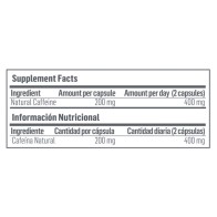 Cafeína Natural | Natural Health | 90 Cápsulas