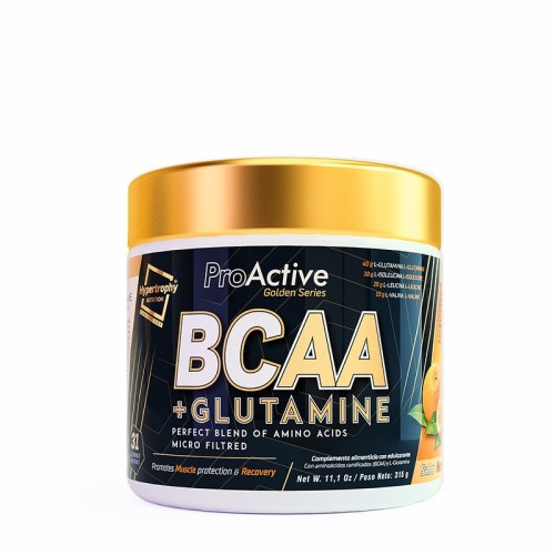 BCAA + Glutamina | Aminoácidos + Glutamina | 315 g Limón