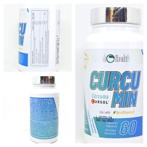 Cúrcumin Cursol® + Bioperine® Suplemento de Cúrcuma